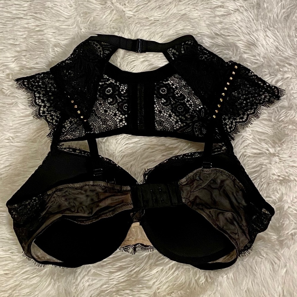 SOLD! VS High Neck Studded Very Sexy Push-Up Bra - Picture 4 of 6